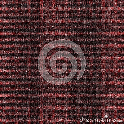 Retro red black buffalo plaid check seamless pattern. Traditional american country lumberjack style. Rustic square Stock Photo