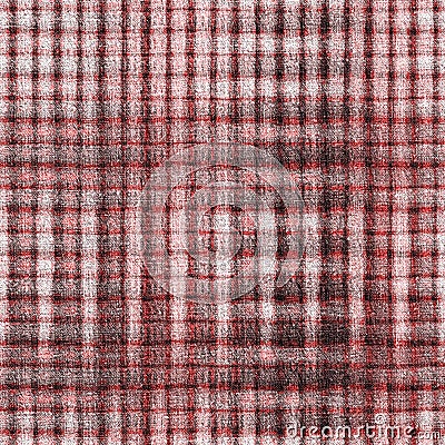Retro red black buffalo plaid check seamless pattern. Traditional american country lumberjack style. Rustic square Stock Photo