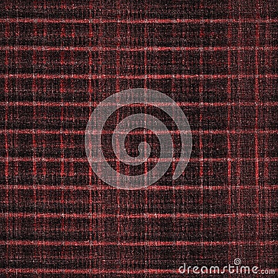 Retro red black buffalo plaid check seamless pattern. Traditional american country lumberjack style. Rustic square Stock Photo