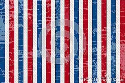 Retro red white and blue striped abstract background Stock Photo