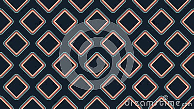 Retro 1970s Abstract Vector Background, Colorful Geometric Shapes and Lines, Vintage Seventies Pattern Design Vector Illustration