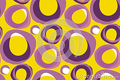 Retro 60s background pattern vector illustration. Vintage 1970s Vector Illustration