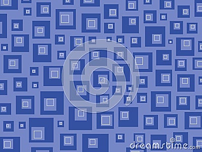 Retro squares blue Stock Photo