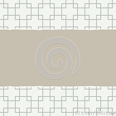 Retro squares torn scrapbook background Vector Illustration