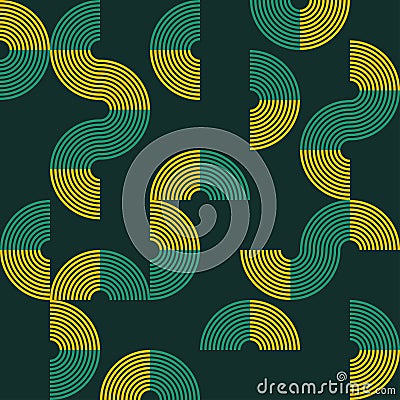 Retro stripes pattern-3 Vector Illustration