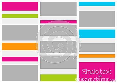 Retro style abstract image. Vector Vector Illustration