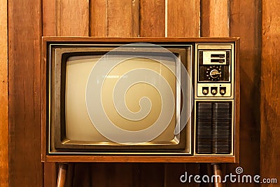 Retro television Stock Photo