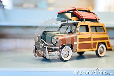 Retro Toy Car Stock Photo