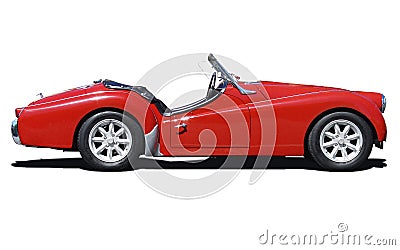 Retro Triumph sports car Stock Photo