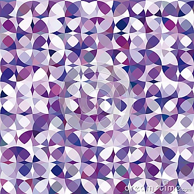 Retro vector violet circle pattern Vector Illustration