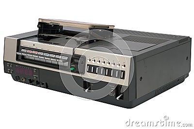 Retro video recorder Stock Photo
