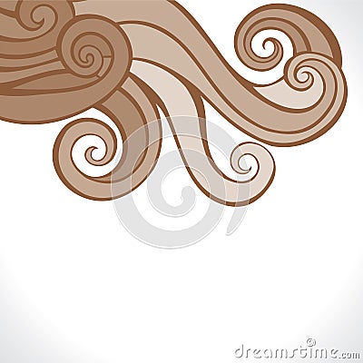 Retrol swirl design background Vector Illustration