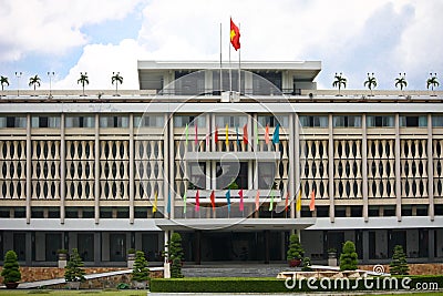 Reunification palace Stock Photo