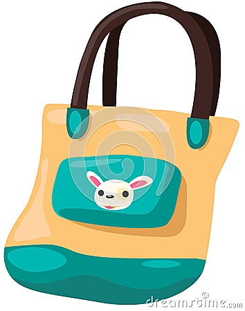 Reusable shopping bag Vector Illustration