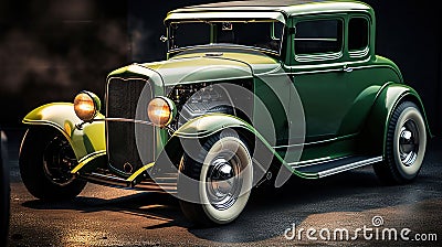 Rev Up Your Engines, The Ultimate Guide to Building a Hot Rod from Scratch, Generative AI Stock Photo