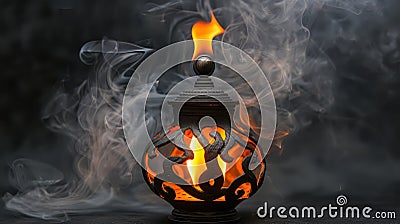 Revamp your strategy with the alluring power of Invoke Temptation. Sinister object transforms your approach Stock Photo