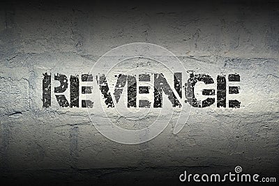 Revenge word gr Stock Photo