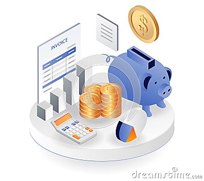 Revenue Management Pricing Strategy %26 Distribution Vector Illustration