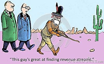 Revenue streams Stock Photo