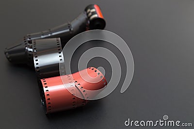 Reversal film for slides diapositives Stock Photo