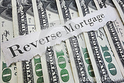 Reverse mortgage Stock Photo