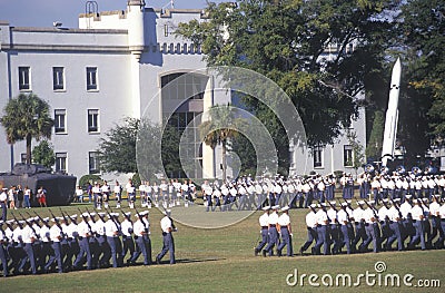 Review of Cadets Editorial Stock Photo