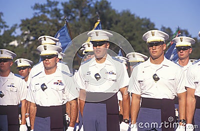 Review of Cadets Editorial Stock Photo