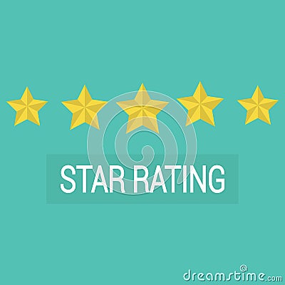 Review rating , customer reviews stars rate Vector Illustration