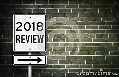 2018 Review Stock Photo