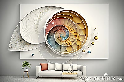 Stunning interior décor art pieces. Elevate your walls with our diverse collection of images to create a unique look. Stock Photo