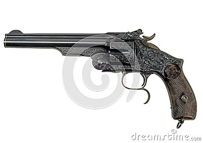 Revolver retro-1 Stock Photo