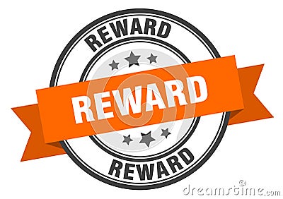 reward label Vector Illustration