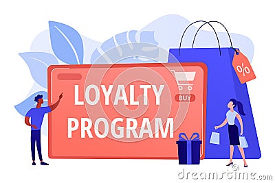 Loyalty program concept vector illustration Vector Illustration