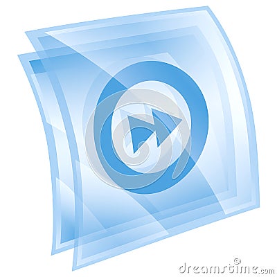 Rewind Forward icon blue Stock Photo