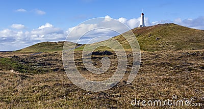 Reykjanes lighthouse Stock Photo