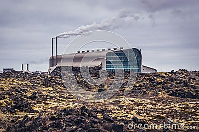 Reykjanes Power Station Stock Photo