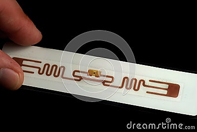 RFID tags Stock Photo