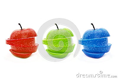 RGB Apple Stock Photo