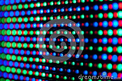 RGB led diode display panel Stock Photo