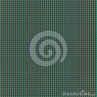 RGB Screen dots seamless pattern. Analog display television. Close Up Texture. Vector Stock Photo