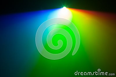 Rgb spectrum light of projector Stock Photo