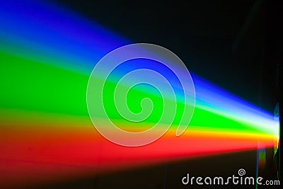 Rgb spectrum light of projector Stock Photo