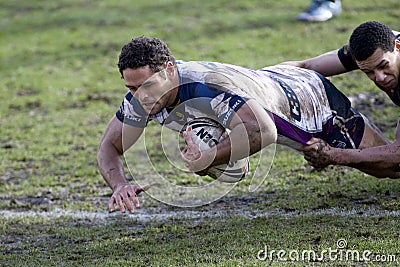 RGL: Rugby League Harlequins Vs Melbourne Storm Editorial Stock Photo