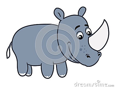 Rhino illustration Vector Illustration