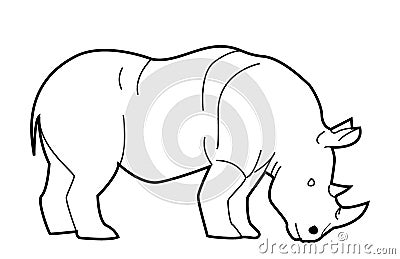 Rhino Vector Illustration