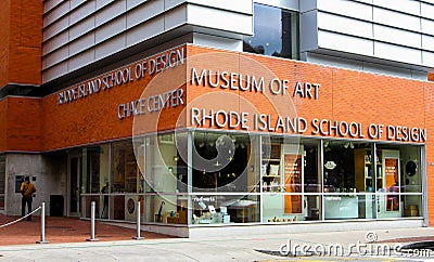 Rhode Island School of Design, Museum of Art. Editorial Stock Photo