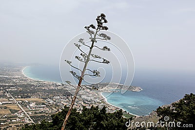 Rhodes island Greece Beach Stock Photo