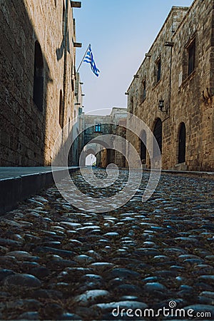 Rhodes Medieval city Stock Photo