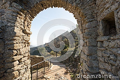 Rhodes Monastery in the port of the jungle Stock Photo