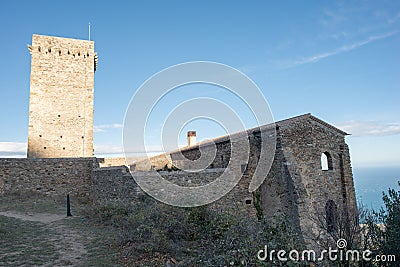 Rhodes Monastery in the port of the jungle Stock Photo
